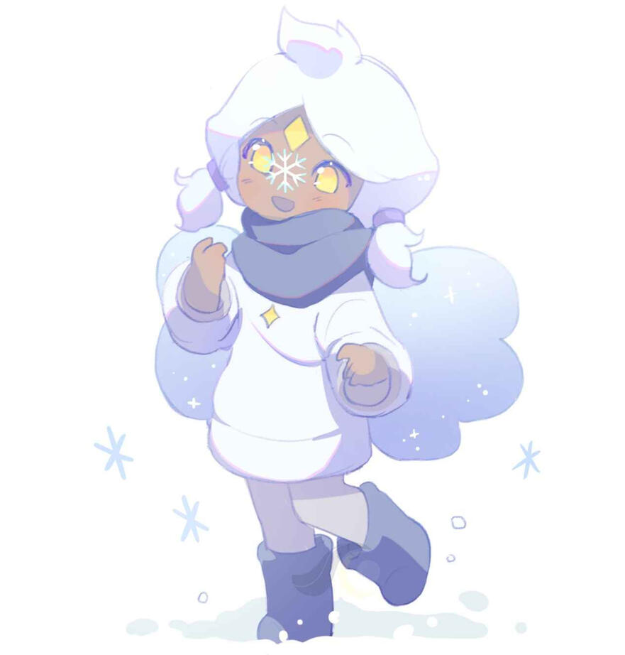 Winter Bean, to celebrate the 1st of January 2025 Art by Ekinne