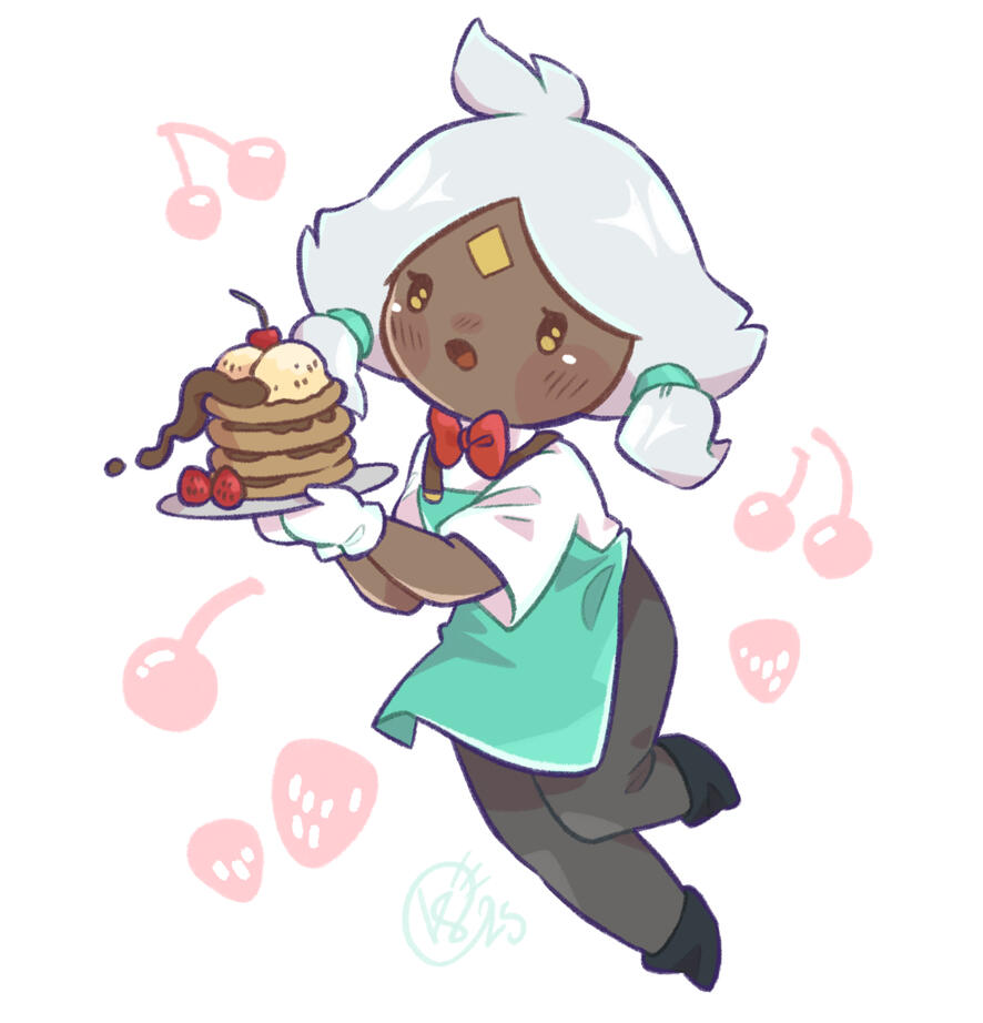 Bean wearing the Generous Vendor cosmetics art by KainoShu